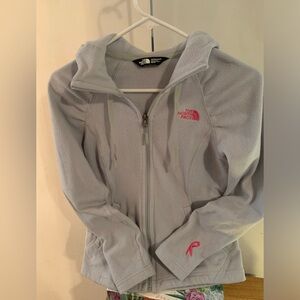 The North Face XS Pink Ribbon Breast Cancer Zip Up Fleece